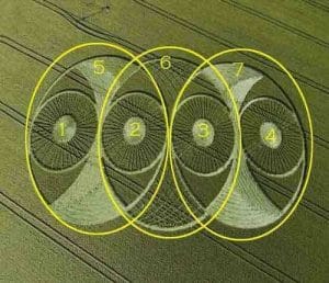 There are seven eyes to the spirit of G-d these are the seven lamps. All the raised sections add to fourteen.